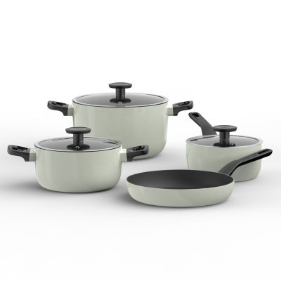 Leo Glints 7Pc Ceramic Nonstick Cookware Set