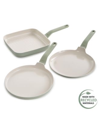 Balance 3Pc Non-stick Ceramic Specialty Cookware Set, Recycled Aluminum