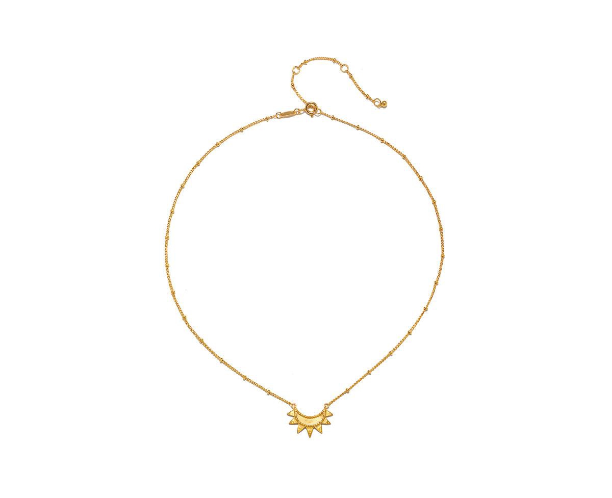 Emergence Gold Sunburst Necklace - Gold