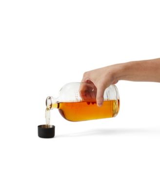 18 oz Stainless Steel Cocktail Shaker, Multi-Use Stainless Steel Topper with 1.5 oz  shot Cap and Strainer