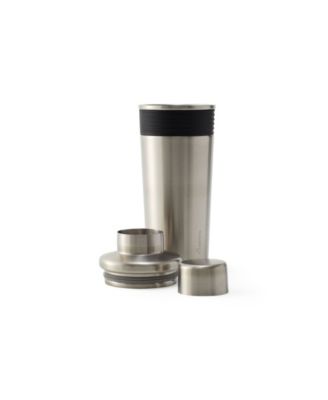 18 oz Double Insulated Stainless Steel Cocktail Shaker with 1.5 oz  shot Cap and Strainer