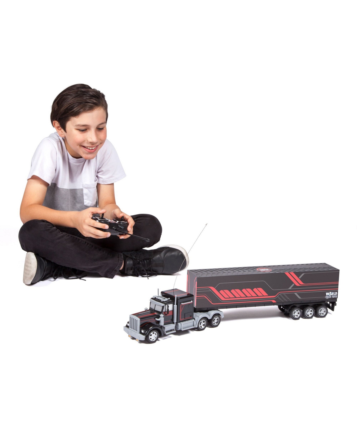WORLD TECH TOYS MEGA RIG ELECTRIC RC SEMI TRAILER TRUCK
