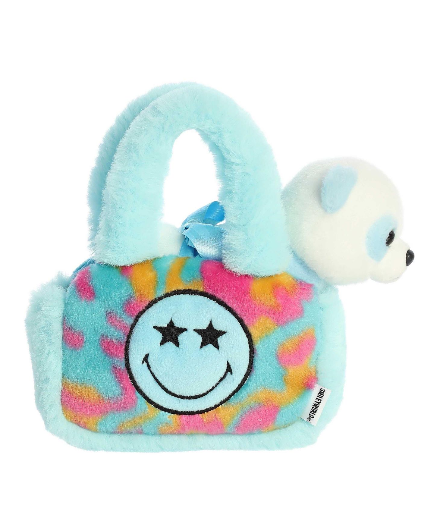 Детская мягкая игрушка Aurora Small Fancy Pals Star Eyes Smileyworld Vibrant Plush Toy 8" — фото 5