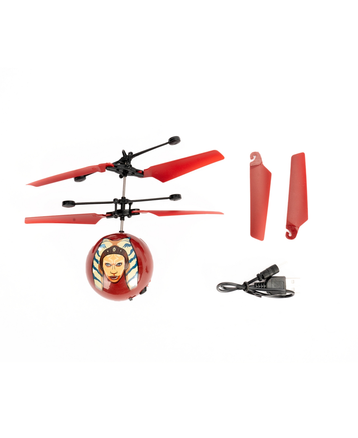 World Tech Toys Star Wars The Mandalorian Ahsoka Tano Ufo Ball Helicopter In Multi