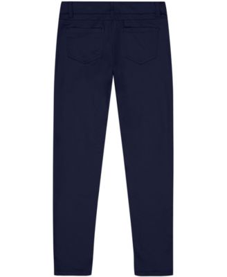 Big Girls Uniform 5 Pocket Stretch Sateen Skinny Pants