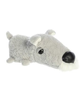Medium Sinclair Schnauzer Schnozzles Playful Plush Toy Grey 11"