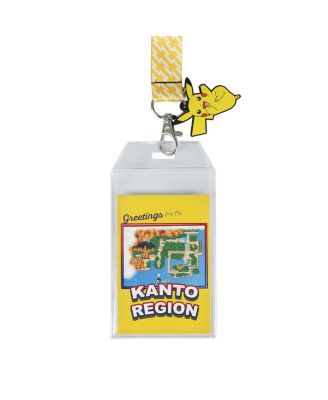Pikachu Yellow Kanto Region First Partner Lanyard