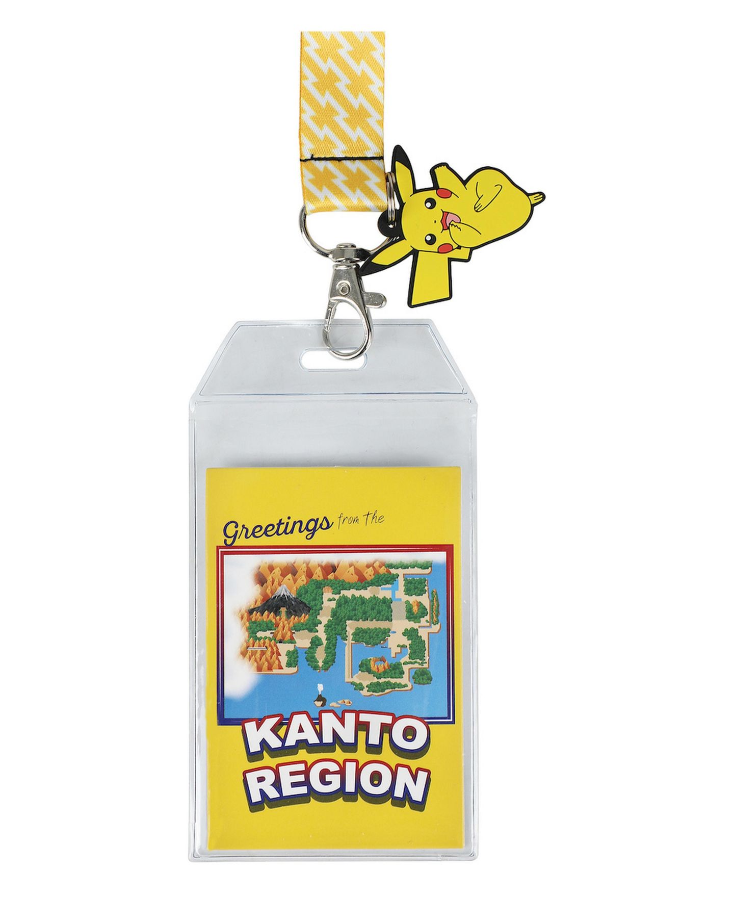Женские брелоки Pokemon Pikachu Yellow Kanto Region First Partner Lanyard, цвет: Разноцветный — фото 2