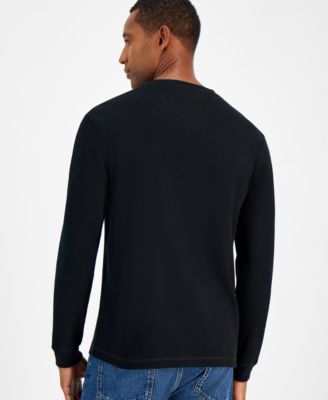 Men's Thermal Long-Sleeve Henley, Created for Macy's