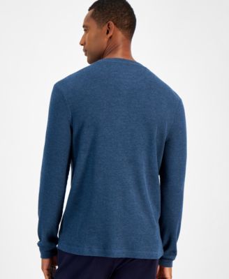 Men's Thermal Long Sleeve Henley, Created for Macy's