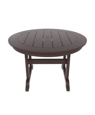 47" Round Outdoor Patio Dining Table