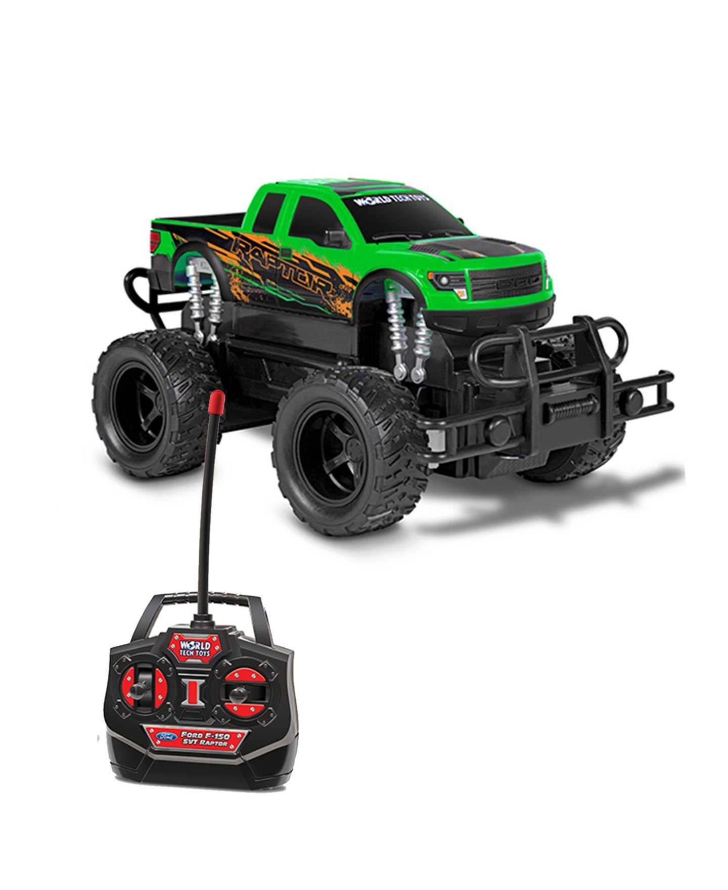 Детская игрушка World Tech Toys 1:24 Licensed SVT Raptor All-Terrain RC Monster Truck, цвет: Разноцветный — фото 1