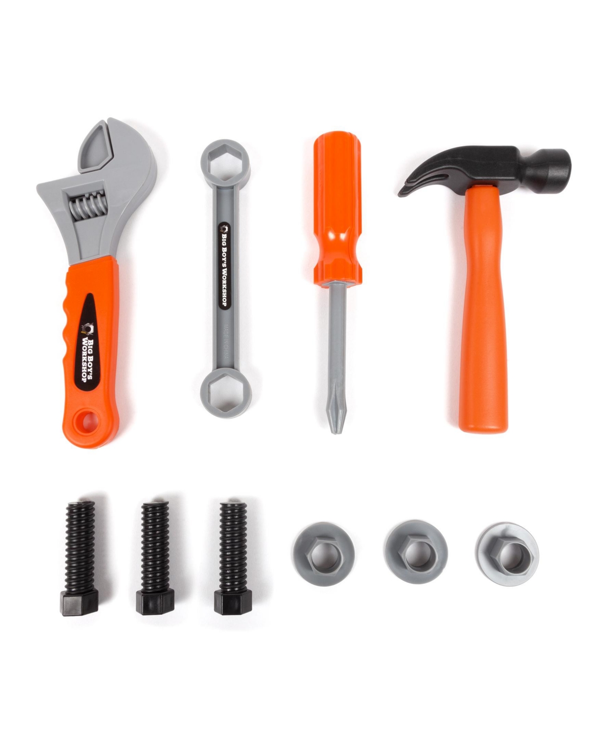 World Tech Toys Big Boy's Workshop Deluxe Tool Belt Playset In Orange