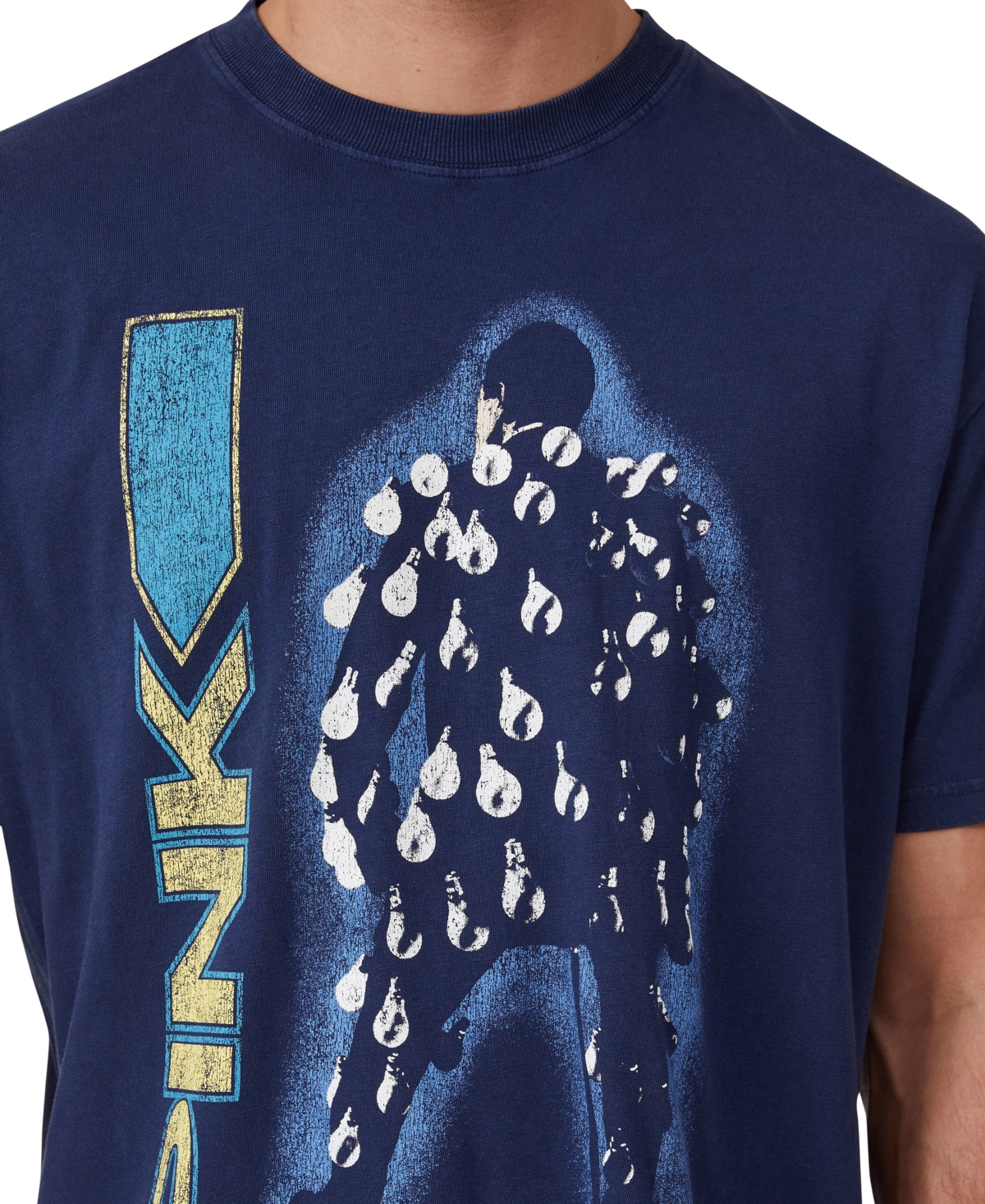 COTTON ON MEN'S LOOSE FIT MUSIC T-SHIRT 