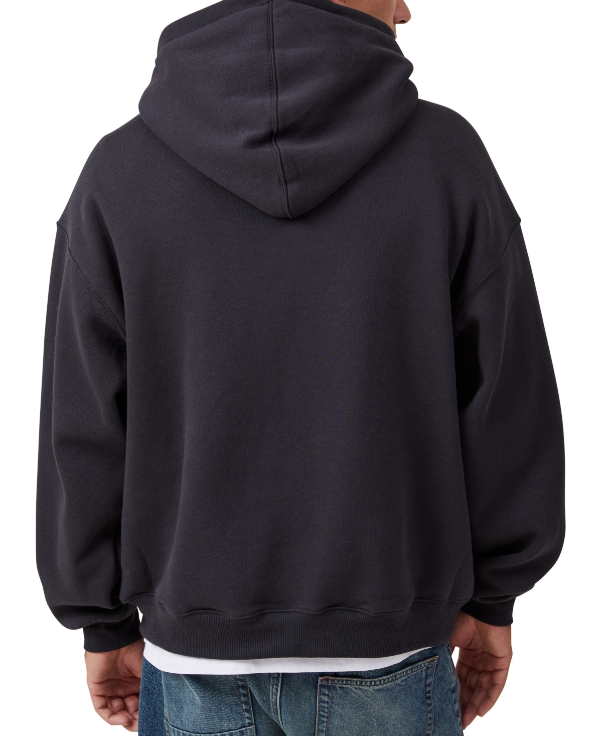 Shop Cotton On Men's Box Fit Hoodie In Gray