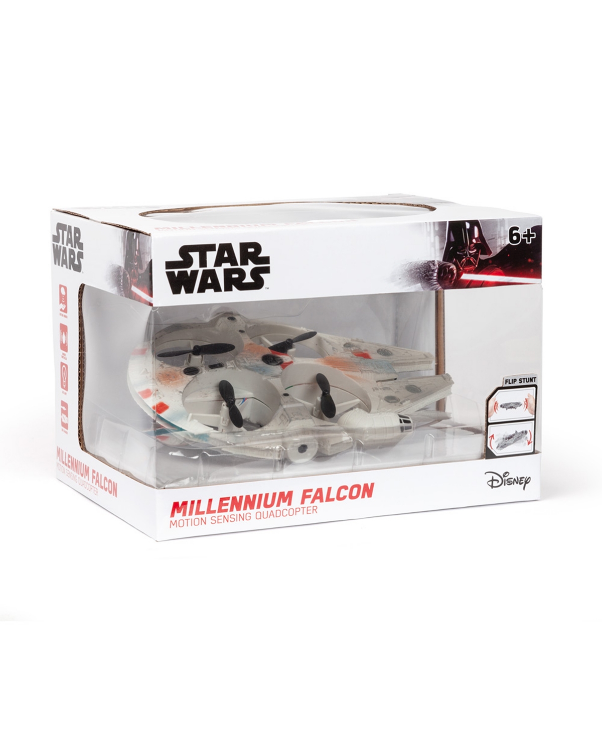 World Tech Toys Star Wars Millennium Falcon Motion Sensing Drone In Multi