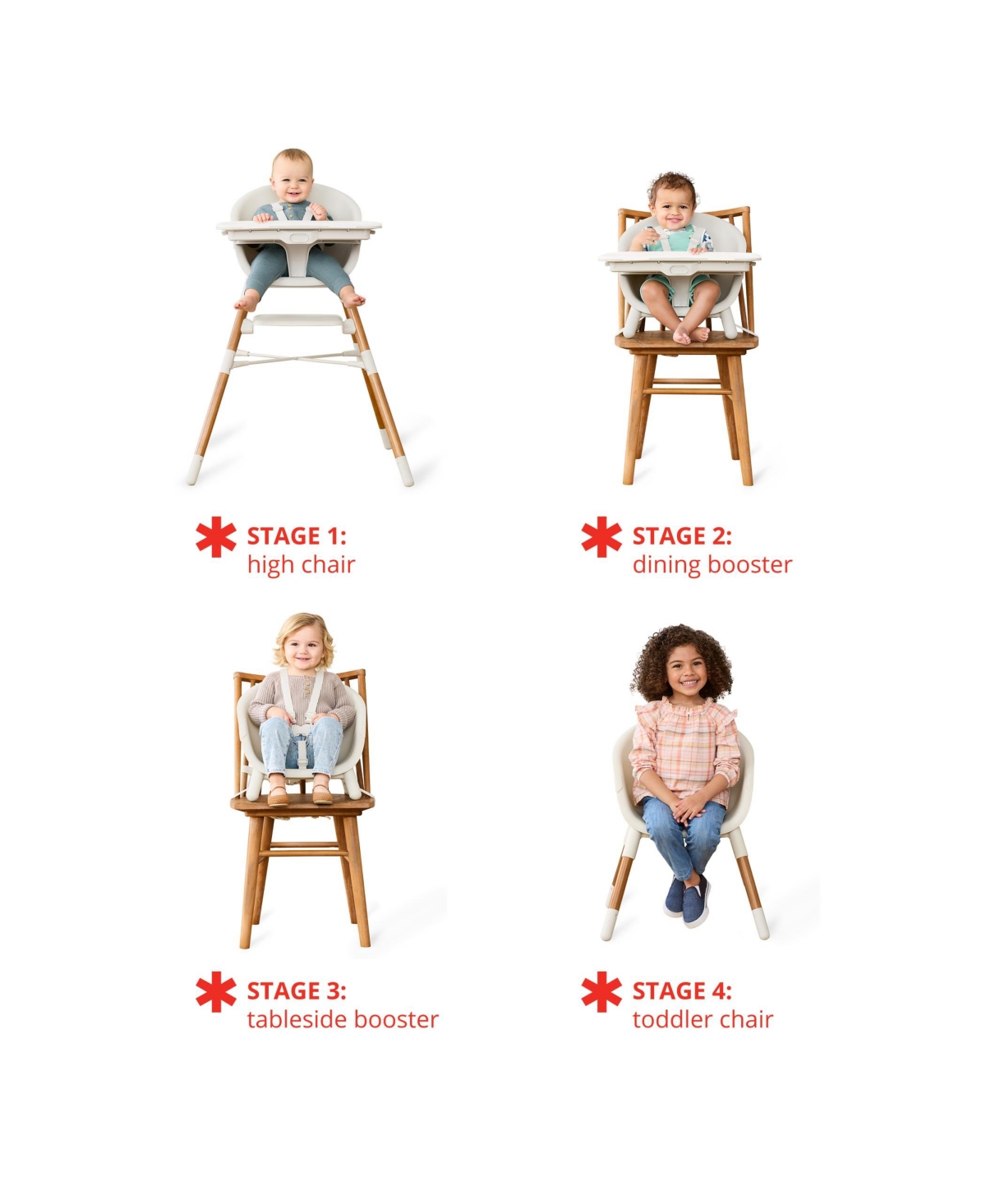 Skip Hop Eon 4-in-1 High Chair In Oat