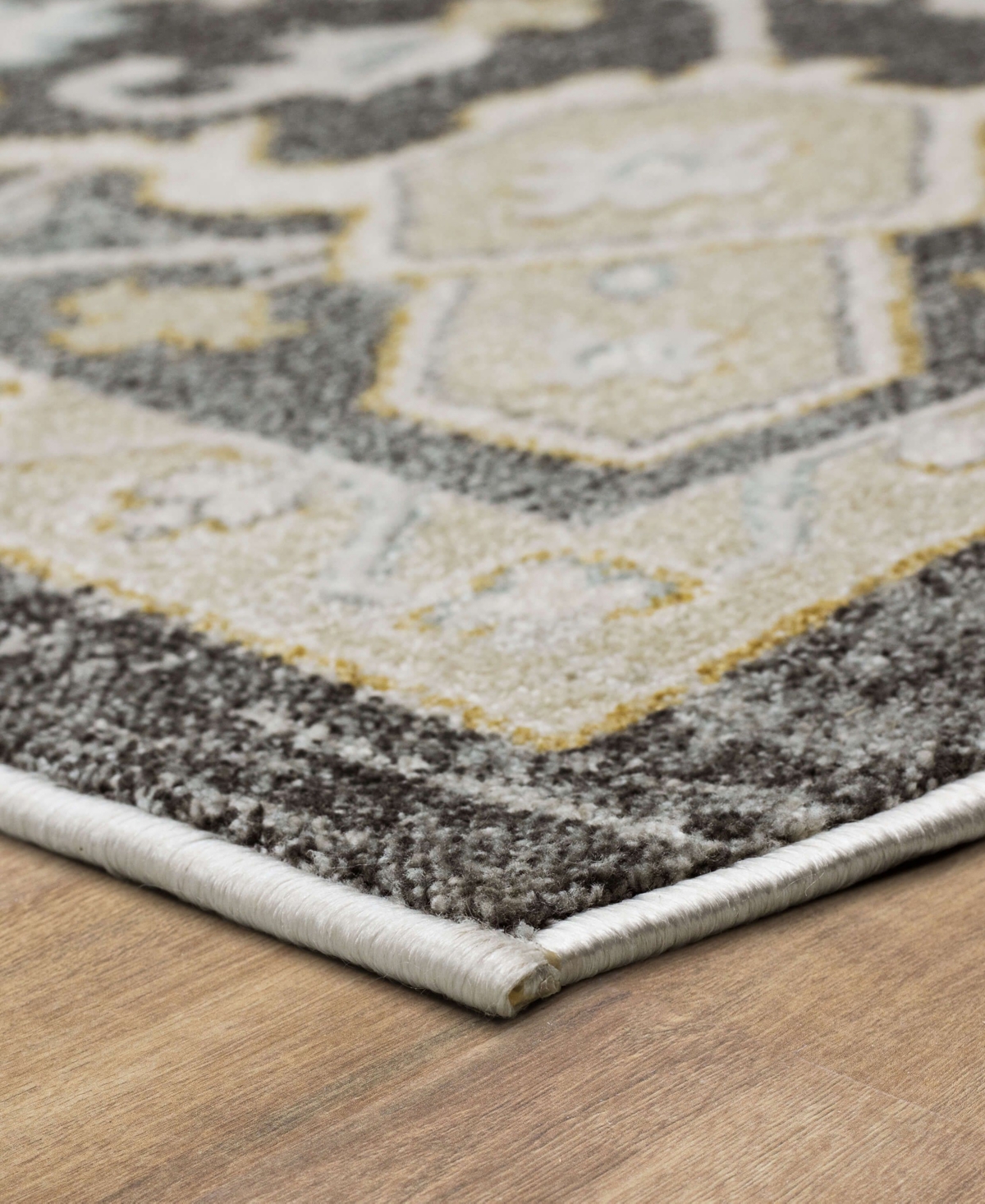 Karastan Windermere Edenhall Area Rug, 6'6 X 9'10 In Gray