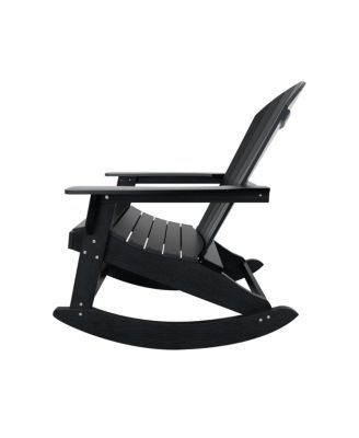 Outdoor Patio All-weather Adirondack Rocking Chair