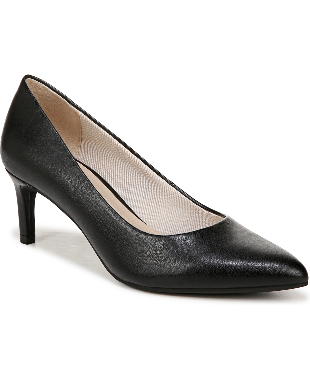 Women's Alexis Dress Pumps - Black Faux Leather