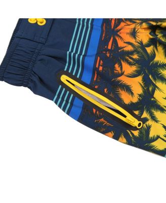 Boys 4-Way Stretch Quick Dry Board Shorts Swim Trunks with Mesh Lining UPF50+
