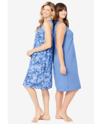 Women's 2-Pack Sleeveless Sleepshirt
