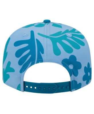 Men's Teal Jacksonville Jaguars Leafy 9FIFTY Snapback Hat