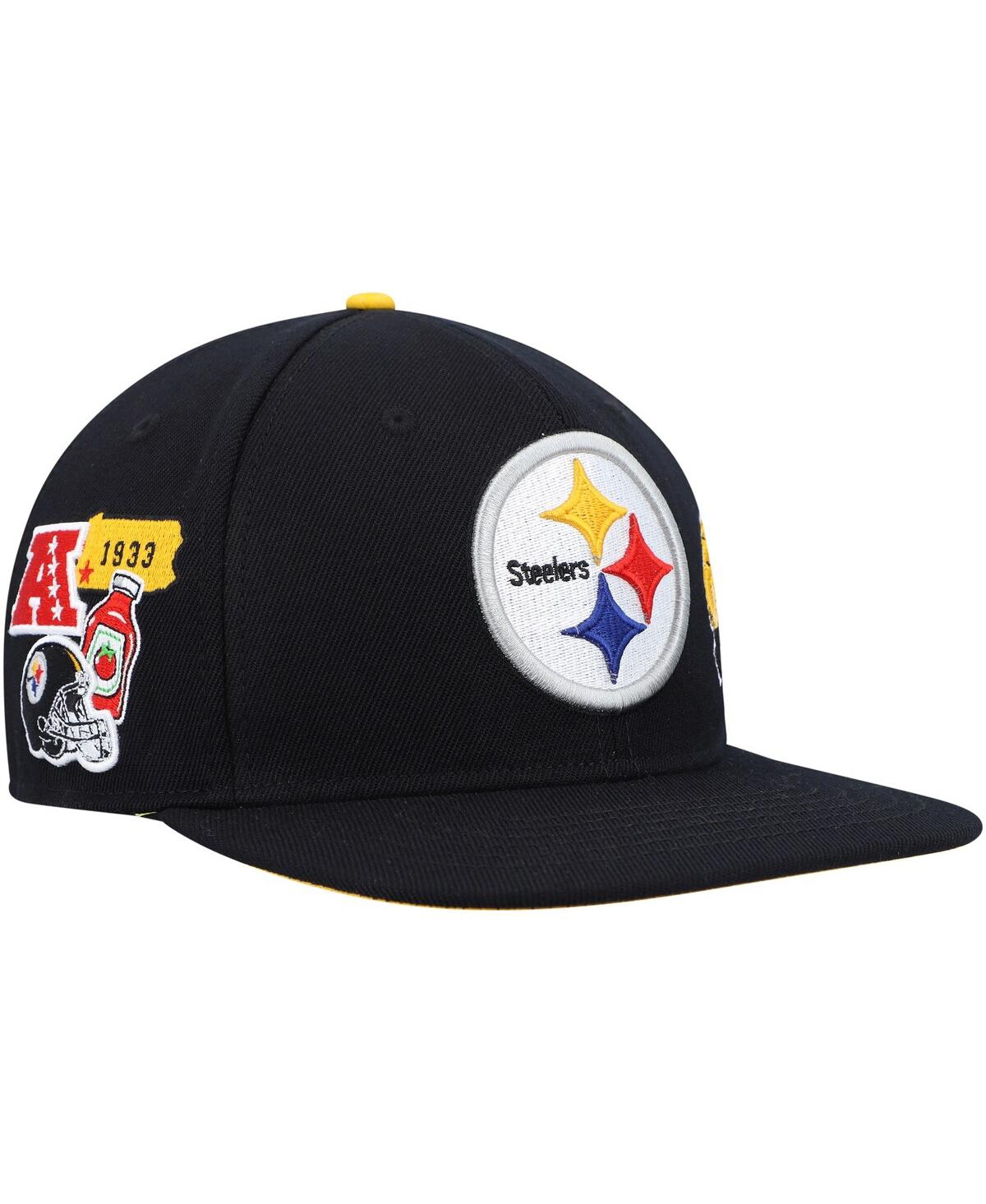 Shop Pro Standard Men's Black Pittsburgh Steelers Hometown Snapback Hat