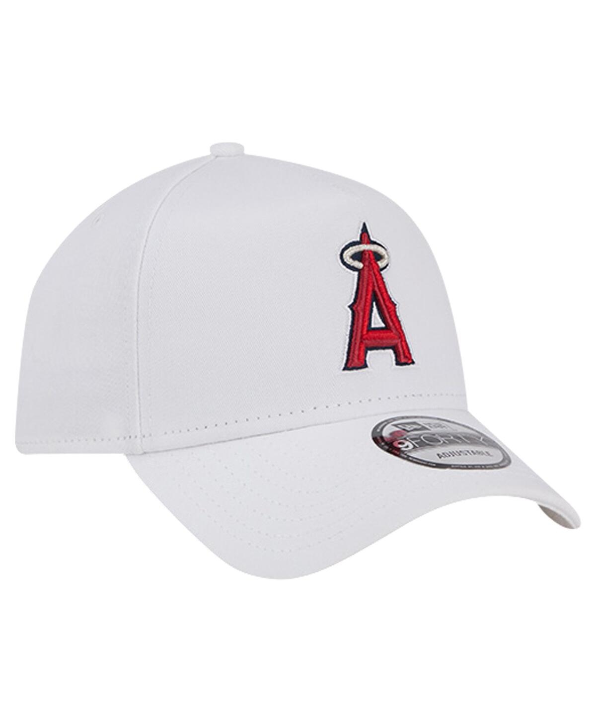 New Era Men'sLos Angeles Angels Tc A-Frame 9FORTY Adjustable Hat - White