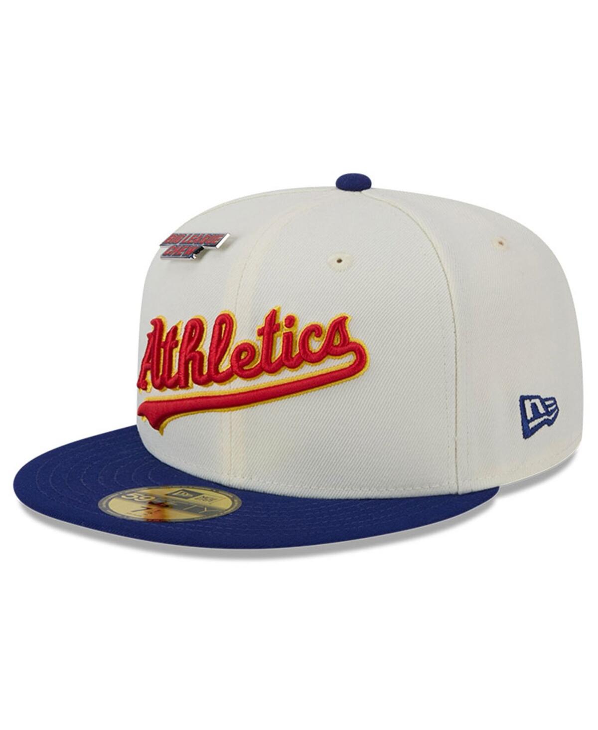 New Era Men's White Oakland Athletics Big League Chew Original 59fifty Fitted Hat In White