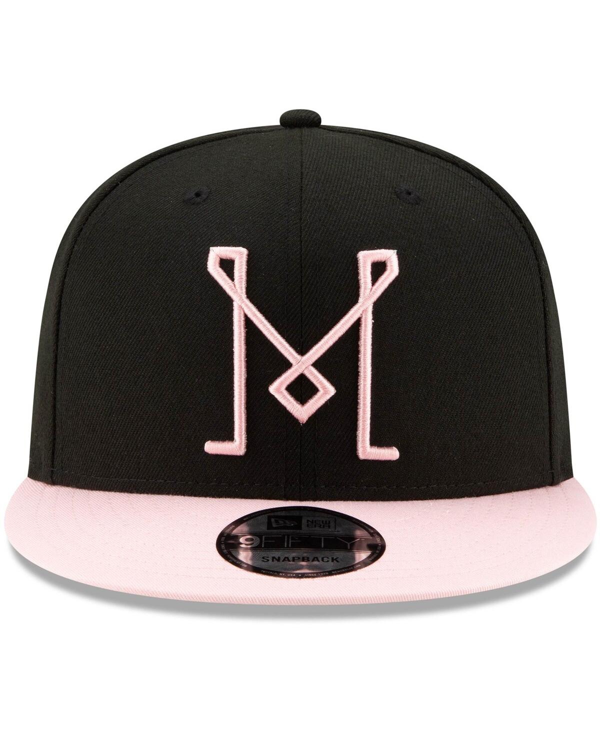 New Era Men'sInter Miami Cf Starting 9FIFTY Adjustable Snapback Hat - Black