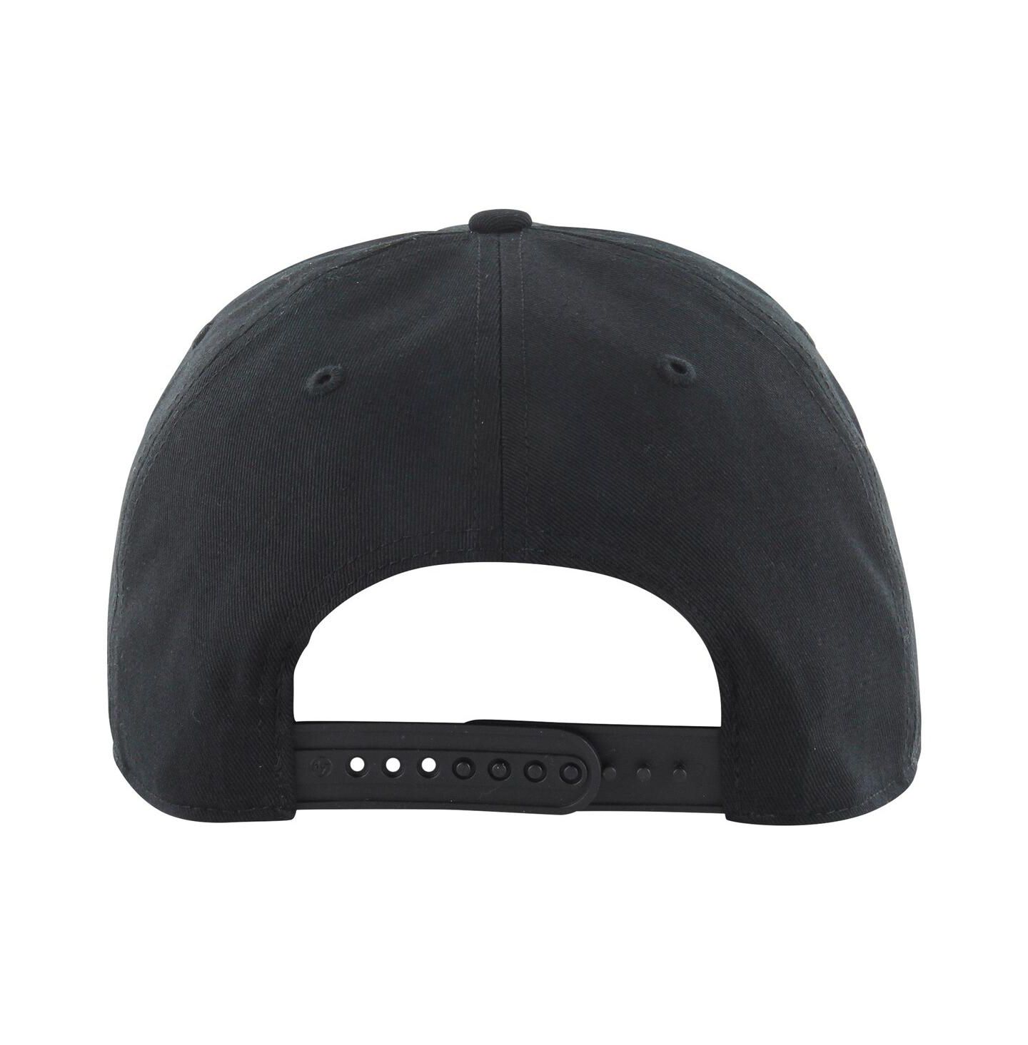 Мужская кепка '47 Brand 47 Black Boston Bruins 6X Stanley Cup Champions Penalty Box Hitch Adjustable Hat — фото 2