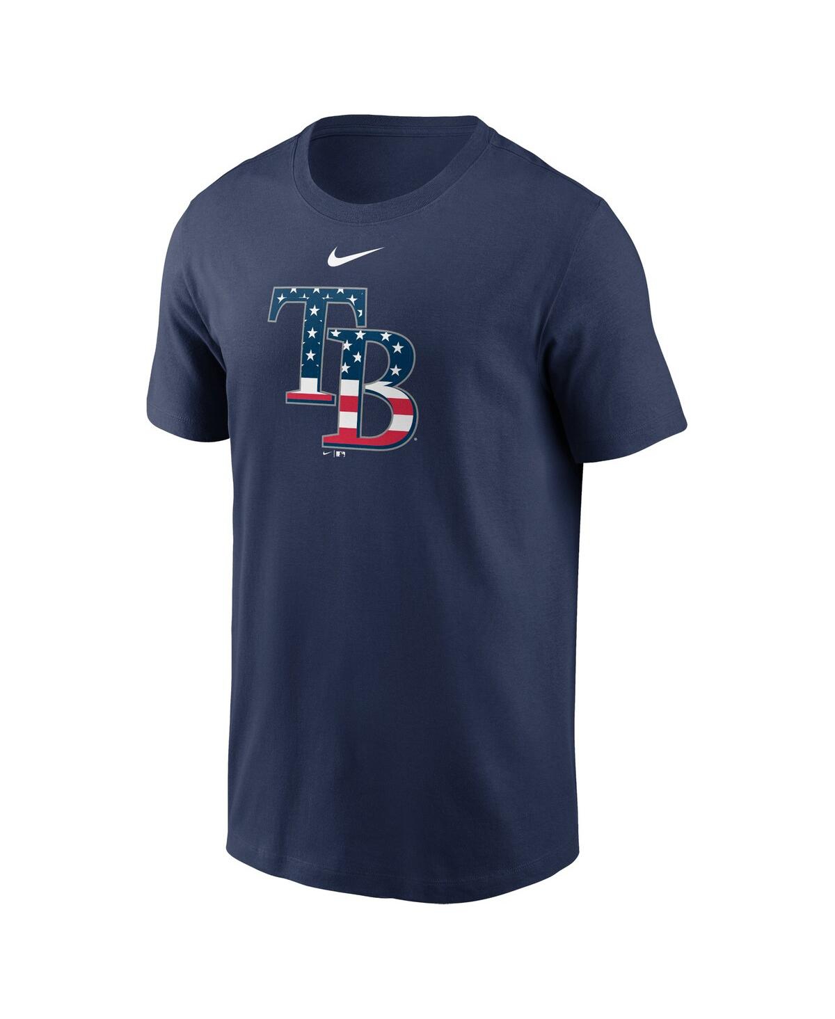 Nike Men's Navy Tampa Bay Rays Americana T-shirt In Navy