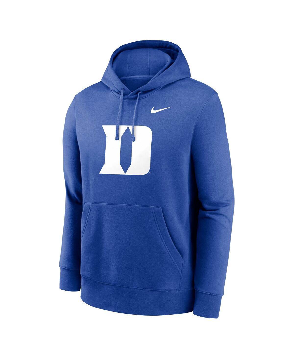 Nike Men'sDuke Blue Devils Primetime Evergreen Club Fleece Pullover Hoodie - Royal
