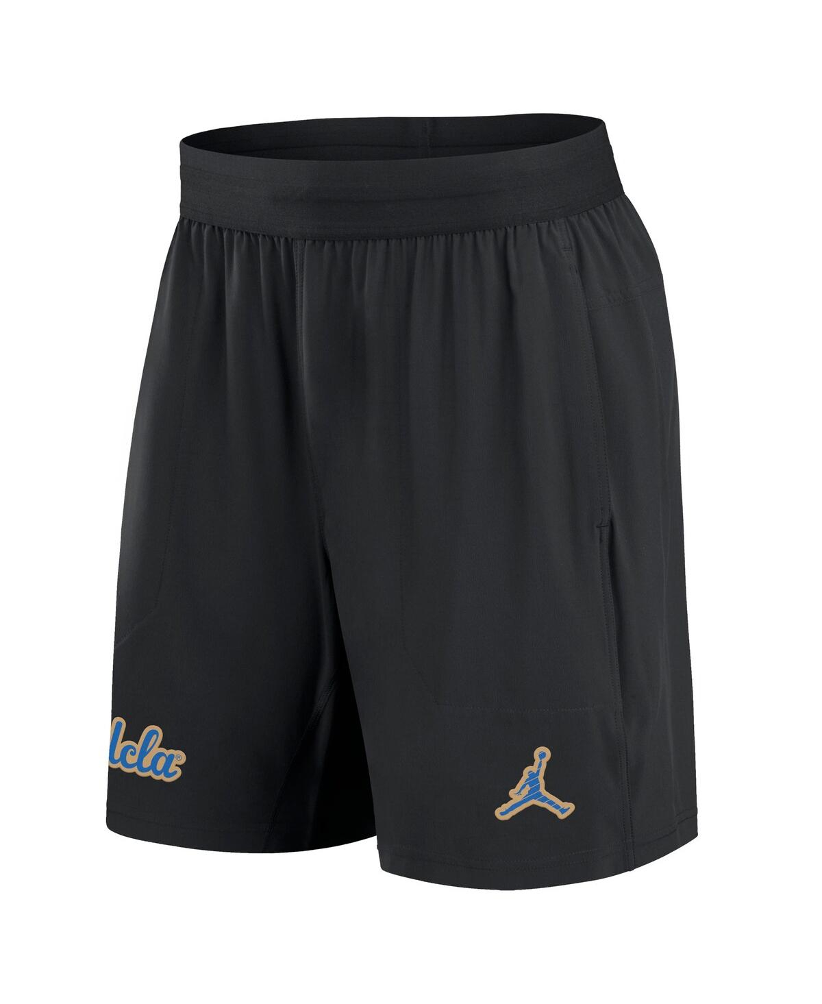 JORDAN MEN'S BLACK UCLA BRUINS 2024 SIDELINE PERFORMANCE SHORTS 