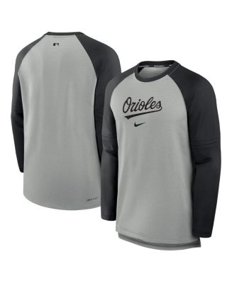 Nike Men's Heather Gray/Black Baltimore Orioles Authentic Collection ...
