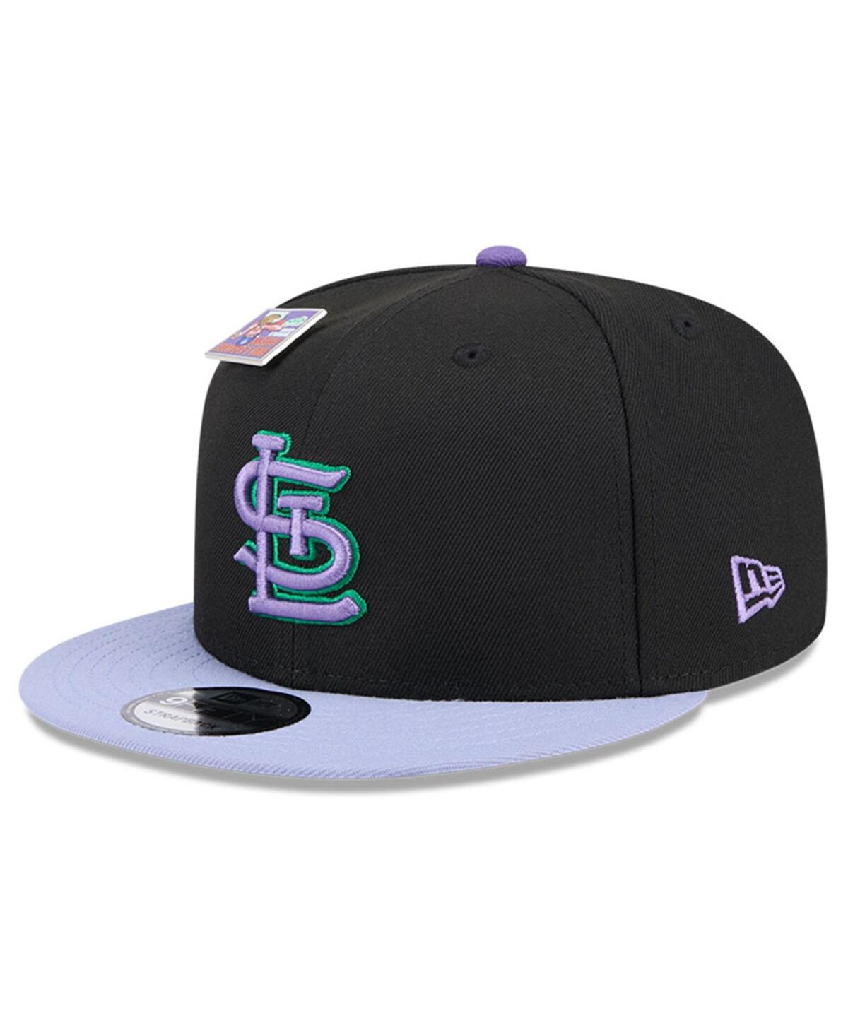 New Era Men'sPurple St. Louis Cardinals Grape Big League Chew Flavor Pack 9FIFTY Snapback Hat - Black, Purple