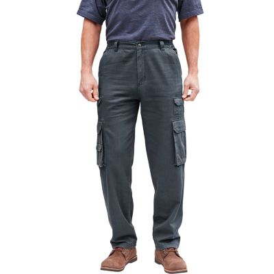 Big & Tall by KingSize Ranger Side-Elastic Stacked Cargo Pocket Pants