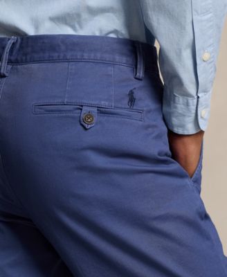 Men's Straight-Fit Washed Stretch Chino Pants