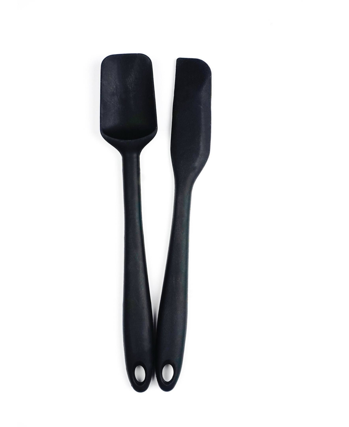 Shop Rsvp International Silicone Coated Steel 2 Piece 8" Ela Series Black Mini Spatula Set
