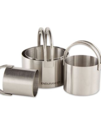 Endurance 4 Piece Round Nesting Biscuit Cutters Set