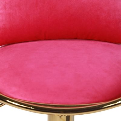 Set of 2 Rosevelvet Bar Chairs with Unique Design