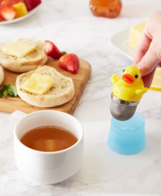 Plastic and Stainless Steel 2x2x3" Ducky-Floating Tea Infuser