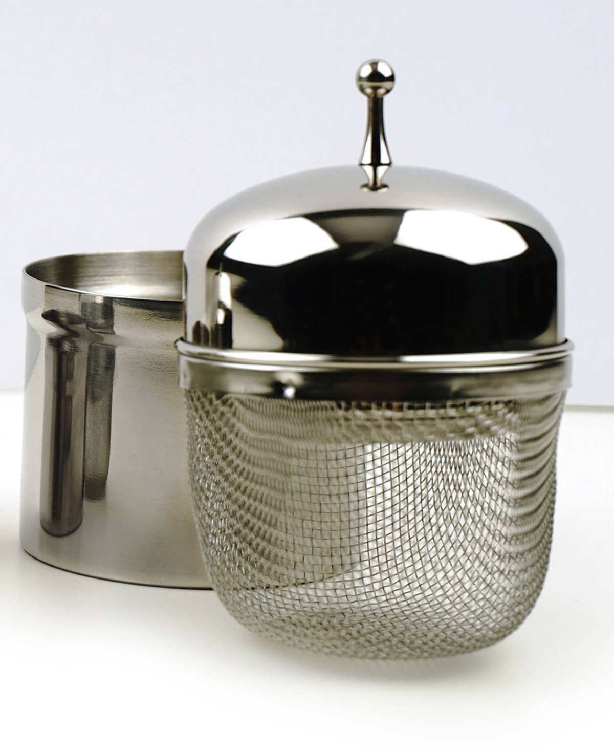 Rsvp International Stainless Steel 2" X 3" X 3" Floating Tea Infuser In Silver