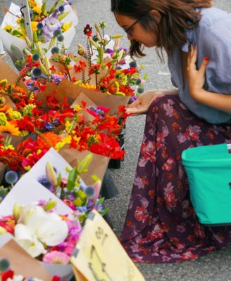 Aluminum Frame 17x11x18" Turquoise Foldable Market Basket