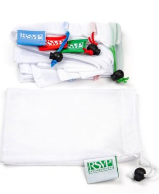 Polyester 3 Piece 12" x 16.25" Mesh Produce Bags Set