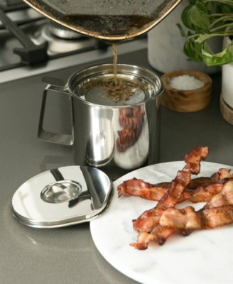 Stainless Steel Endurance Medium 4 Cup Fryer's Friend Grease Keeper