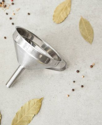 Endurance Stainless Steel 4" x 5" x 4.25" Deluxe Funnel with Removable Filter Set