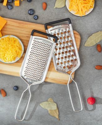 Endurance Stainless Steel 2 Piece 10"x3" Hand Held Cheese Grater