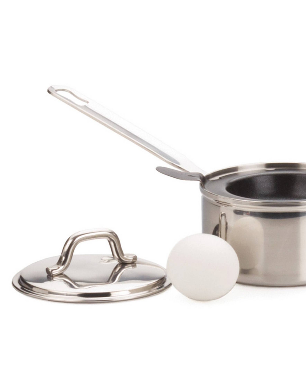 Rsvp International Endurance Stainless Steel Glass Single Egg Poacher Set In Gray